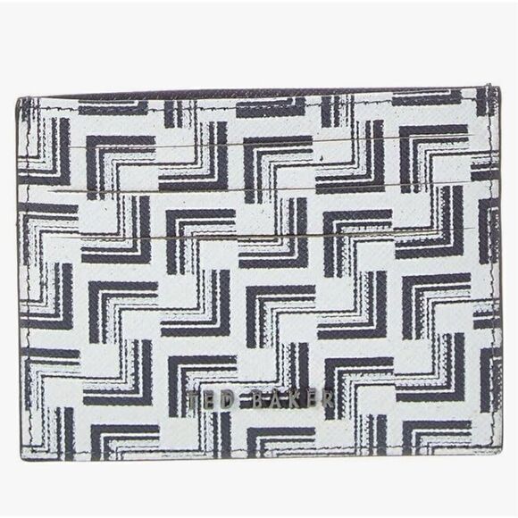 Ted Baker Given Leather Card Holder navy new - Picture 1 of 12